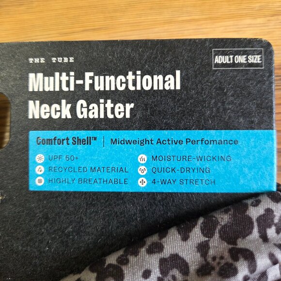 Turtle Fur Totally Tubular Neck Gaiter, UPF 50+, Multifunctional Headwear - Picture 4 of 6